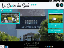 Tablet Screenshot of hotel-croixdusud.com
